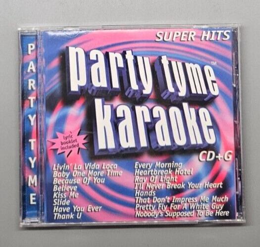 Party Tyme Karaoke: Super Hits 1 by Various Artists (CD, 1999)