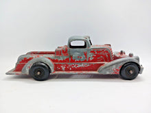 Load image into Gallery viewer, Vintage 1930&#39;s HUBLEY KIDDIE Toy FIRE TRUCK Red Metal Roadster 71/2” Long
