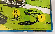 Load image into Gallery viewer, 1950 Hopalong Cassidy Target Practice / Stage Coach Holdup Metal 17&quot; x 14&quot; Sign
