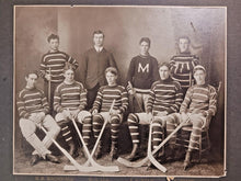 Load image into Gallery viewer, 1904 Science Hockey Team Interclass Champions Cabinet Photo
