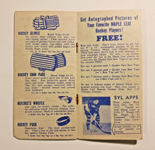 Load image into Gallery viewer, 1946-47 Maple Leaf Bantam Hockey Membership Booklet Vintage
