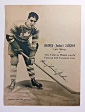 Load image into Gallery viewer, 1930&#39;s Harvey (Busher) Jackson Imperial Series No. 368 Alexandra Studio Hockey
