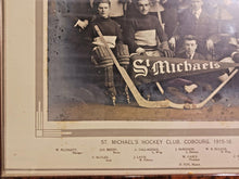 Load image into Gallery viewer, 1915-16 St. Michael&#39;s Hockey Club, Cobourge Toronto, Team Photo w/ Frame
