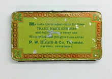 Load image into Gallery viewer, Trade Mark Mainsprings P.W. Ellis &amp; Co. Toronto Canada Material Dept. Container

