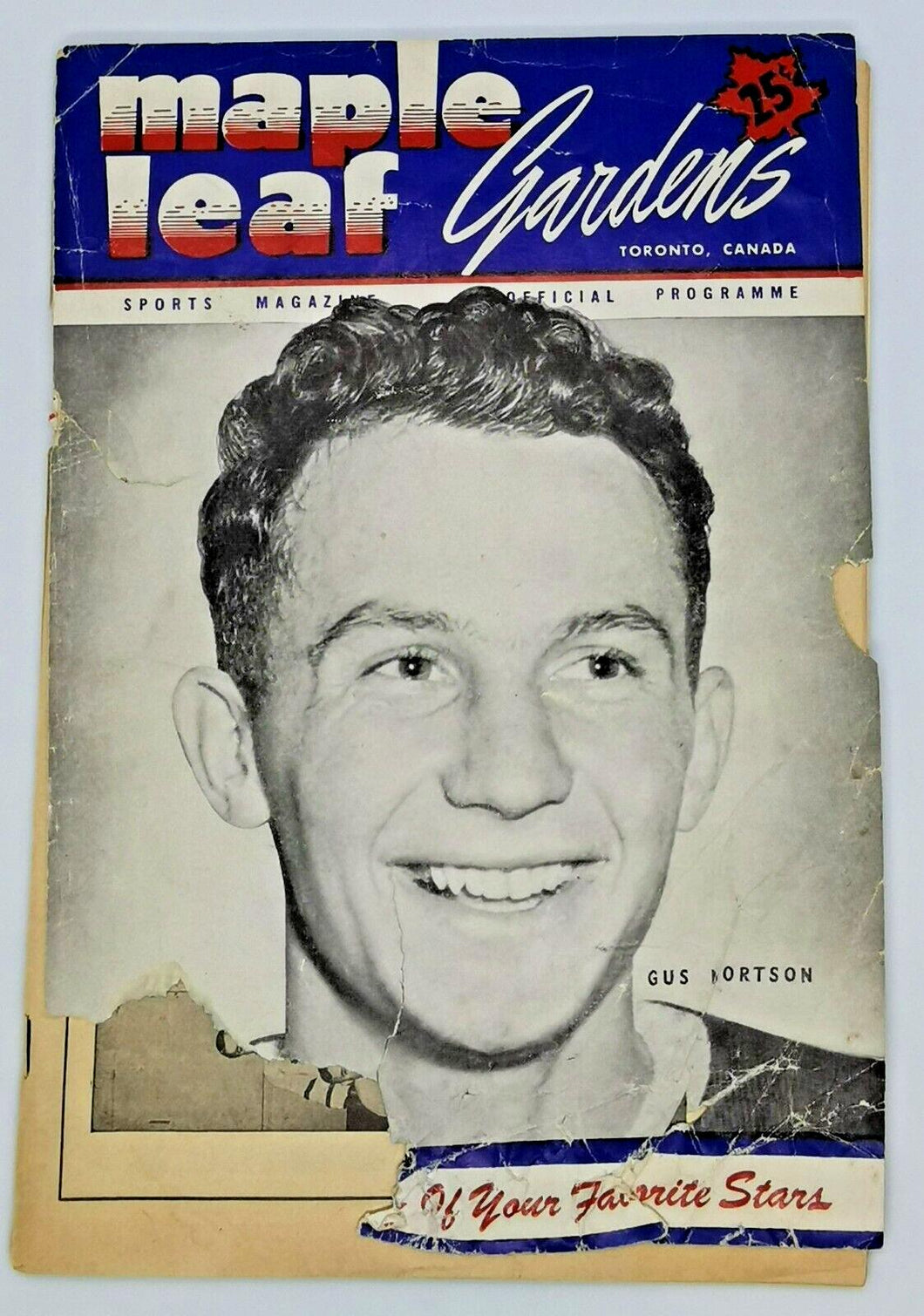 1949-1950 Maple Leaf Gardens Program