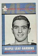 Load image into Gallery viewer, 1959 Toronto Maple Leafs Black Hawks Program, Dick Duff Cover
