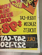 Load image into Gallery viewer, 1990&#39;s Hamilton Tiger-Cat KFL Oversize Poster
