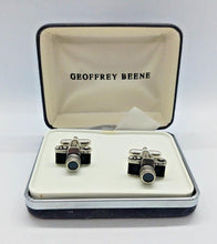 Load image into Gallery viewer, A pair of Geoffrey Beene Camera Cufflinks
