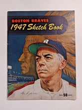 Load image into Gallery viewer, 1947 Boston Braves Sketch Baseball Book
