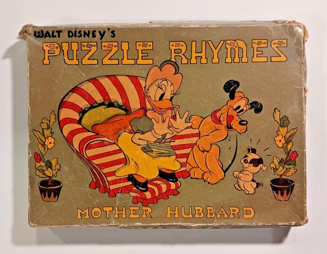 Walt Disney's Puzzle Rhymes Mother Hubbard No 511 Made in Canada