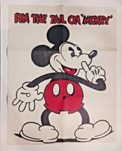 Load image into Gallery viewer, Mickey Mouse Party Game Pin The Tail On &quot;Mickey&quot;
