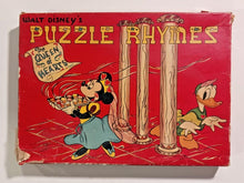 Load image into Gallery viewer, Walt Disney&#39;s Puzzle Rhymes The Queen of Hearts No 14 Made in Canada -Incomplete
