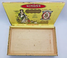 Load image into Gallery viewer, Simon&#39;s Havanas Perfectos Size Cigar Box by H. Simon &amp; Sons Limited, Montreal
