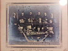 Load image into Gallery viewer, 1915-16 St. Michael&#39;s Hockey Club, Cobourg Ontario Real Team Photo w/ wood frame
