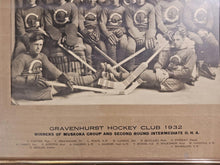 Load image into Gallery viewer, 1932 Gravenhurst Hockey Club Muskoka Cup O.H.A Winners Team Photo
