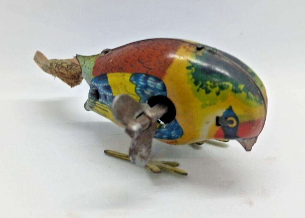 Vintage Tin Litho Mechanical Wind Up Toy 2 3/4