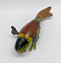 Load image into Gallery viewer, Vintage Tin Litho Mechanical Wind Up Toy 2 3/4&quot; Bird Japan W/ Key
