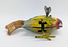 Load image into Gallery viewer, Vintage Tin Litho Mechanical Wind Up Toy 2 3/4&quot; Bird Japan W/ Key

