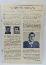 Load image into Gallery viewer, 1956 Dec 5 Montreal Leaf&#39;s Programs Line Up Pages Richard, Horton, Beliveau
