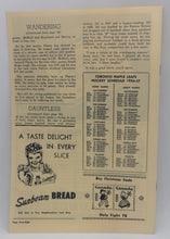 Load image into Gallery viewer, 1956 Dec 5 Montreal Leaf&#39;s Programs Line Up Pages Richard, Horton, Beliveau
