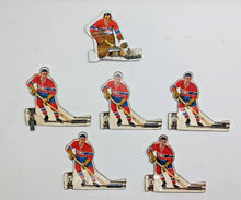 Load image into Gallery viewer, Eagle / Coleco Montreal Canadiens Team 1960&#39;s Game Table Top Hockey Figure Set 2

