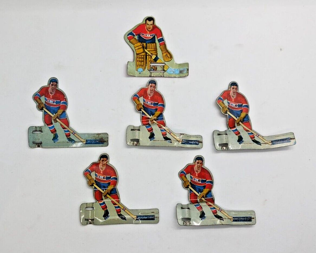 Eagle / Coleco Montreal Canadiens Team 1960's Game Table Top Hockey Figure Set 3