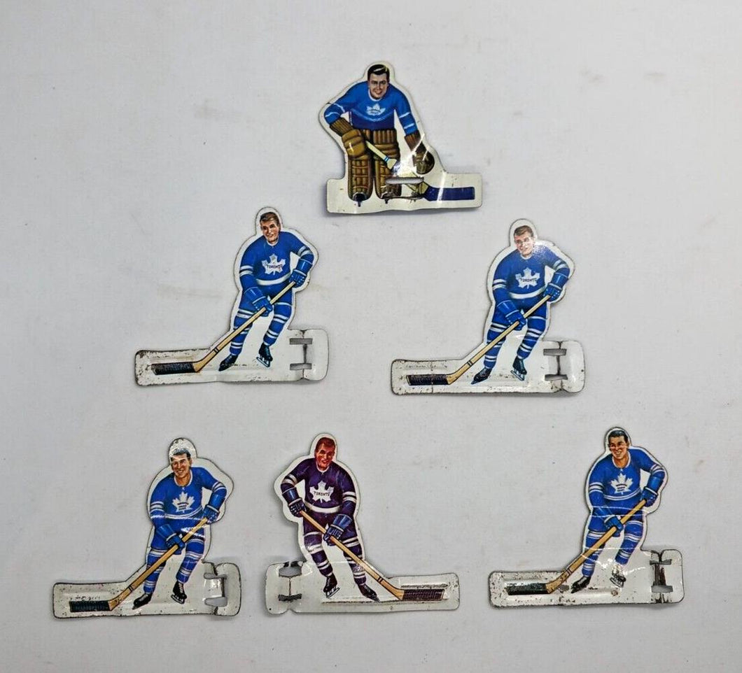 Eagle / Coleco Toronto Maple Leafs Team 1960s Game Table Top Hockey Figure Set 3
