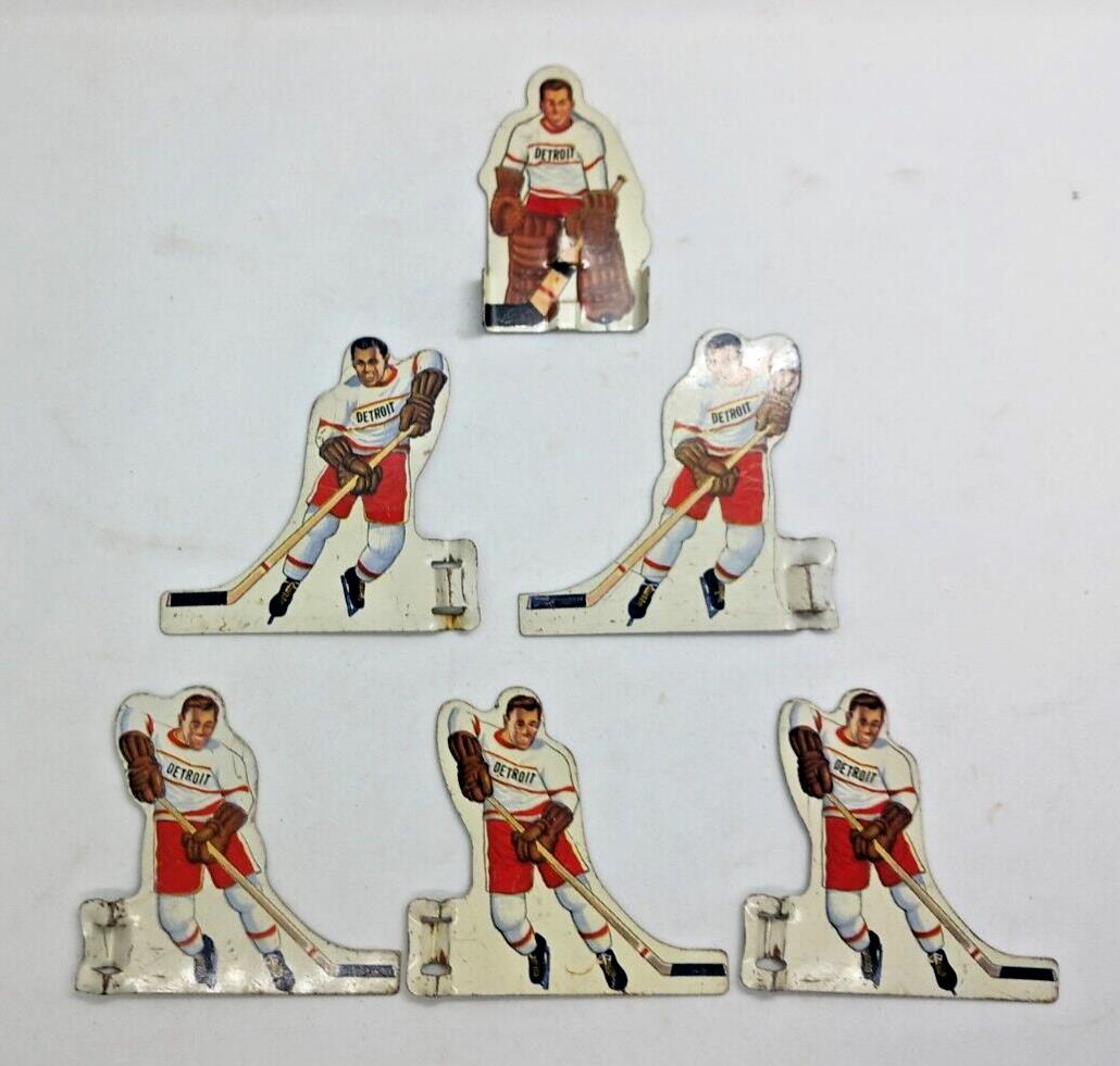 Coleco Munro Detroit Team 1960s Game Table Top Hockey Figure Set 3