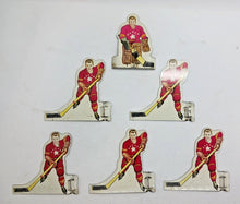Load image into Gallery viewer, Coleco Munro Red Team All-Star 1960s Game Table Top Hockey Figure Set 2

