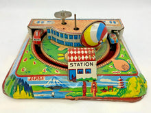 Load image into Gallery viewer, Vintage Kokyu Tin Toy Air Terminal Tin Toy - Japan *Wind Up Key Not Working*
