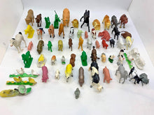Load image into Gallery viewer, Lot of 50+ Vintage Hard Plastic Animal Figurines - More Farm Animals Available
