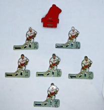 Load image into Gallery viewer, Eagle / Coleco Detroit Red Wings Team 1960&#39;s Game Table Top Hockey Figure Set 53
