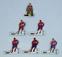 Load image into Gallery viewer, Eagle / Coleco Montreal Team 1960&#39;s Game Table Top Hockey Figure Set 55

