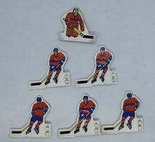 Load image into Gallery viewer, 1970s Coleco Red And Blue Jersey Game Table Top Hockey Figure Set 56
