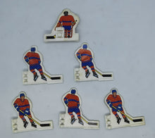 Load image into Gallery viewer, 1970s Coleco Red And Blue Jersey Game Table Top Hockey Figure Set 56
