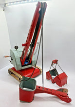 Load image into Gallery viewer, Vintage Tin Toy Crawler Crane MFZ Made in US Zone Germany
