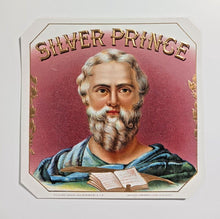 Load image into Gallery viewer, Silver Prince Brand Outer Cigar Box Label x 2 Lot
