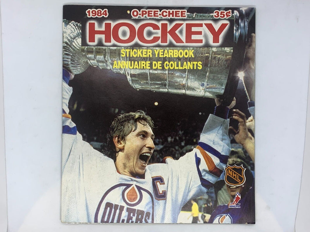 1984 O-Pee-Chee Hockey Sticker Yearbook *Incompleted* -01