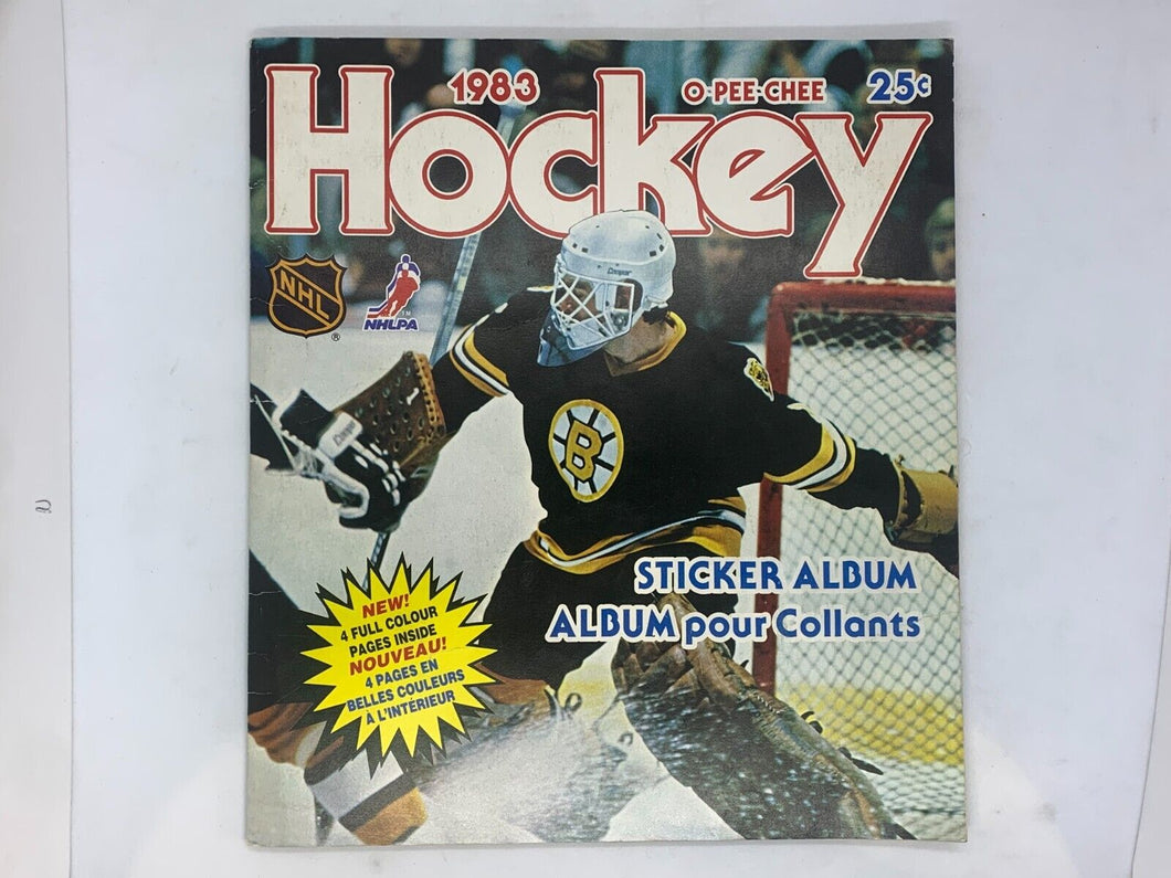 1983 O-Pee-Chee Hockey Sticker Album *Incomplete* -09