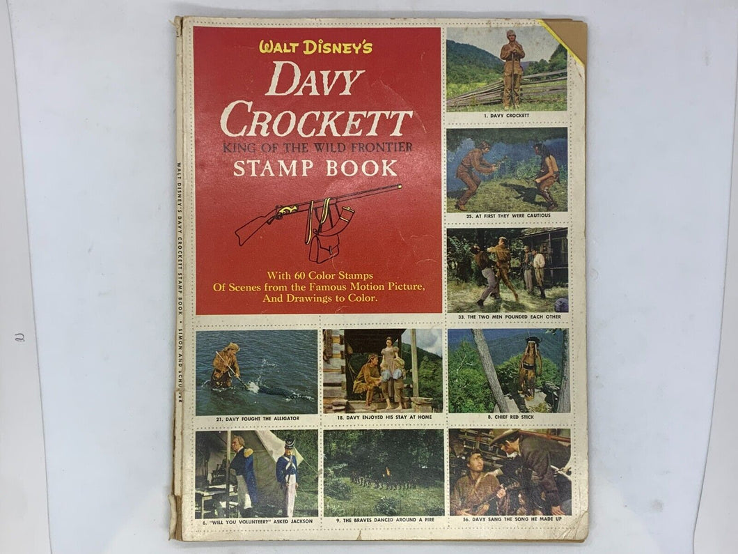 Walt Disney's Davy Crockett King of the Wild Frontier Stamp Book -18