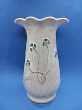 Load image into Gallery viewer, Millennium 2000 Belleek Green Clover 6 1/4&quot; Vase
