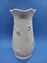 Load image into Gallery viewer, Millennium 2000 Belleek Green Clover 6 1/4&quot; Vase

