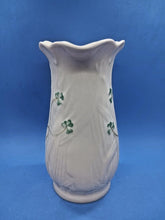Load image into Gallery viewer, Millennium 2000 Belleek Green Clover 6 1/4&quot; Vase

