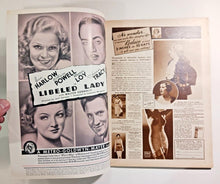 Load image into Gallery viewer, 1936 November Screen Romances Magazine - Libeled Lady Cover -
