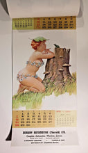 Load image into Gallery viewer, BRYERS &#39;HILDA&#39; 1968 PINUP CALENDAR - 19 1/4&quot; x 9 1/4&quot;
