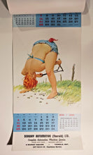 Load image into Gallery viewer, BRYERS &#39;HILDA&#39; 1968 PINUP CALENDAR - 19 1/4&quot; x 9 1/4&quot;

