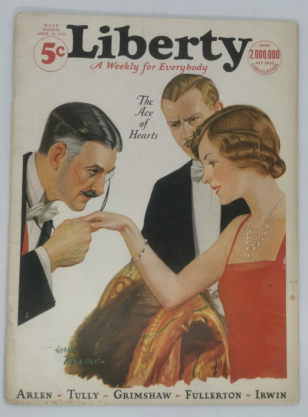 April 20, 1929 Liberty Magazine - The Ace Of Hearts