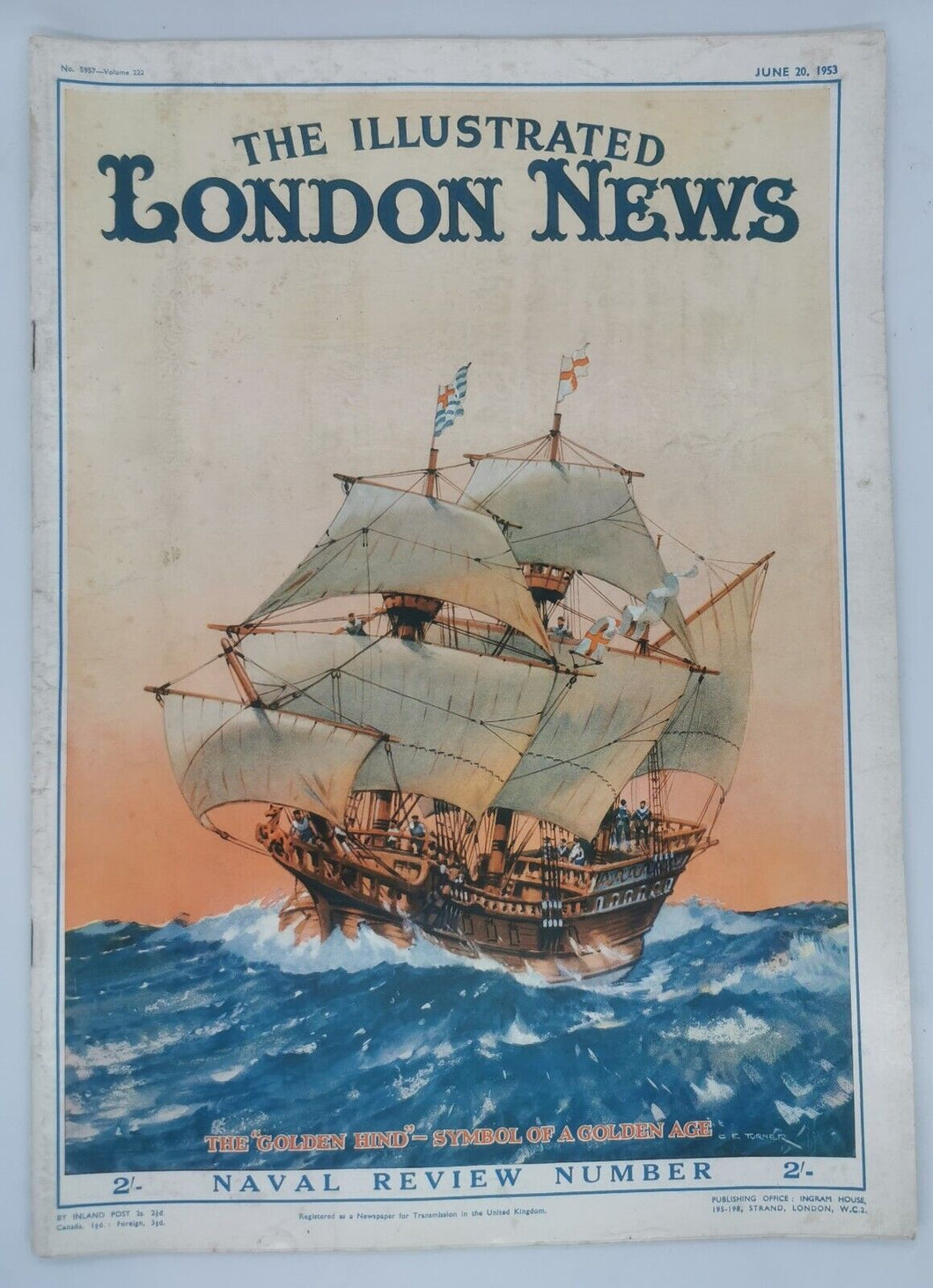 June 20 1953 Illustrated London News Naval Review