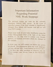 Load image into Gallery viewer, 2004-05 Toronto Maple Leafs Lockout Season Tickets Care Box
