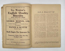 Load image into Gallery viewer, Hockey Pictorial Score Book Season 1926-27 St Pats / Toronto Maple Leaf Program
